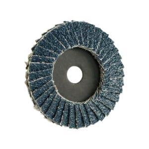 Hitromenjalni lamelni brusni disk, namenjen brušenju jekla in nerjavečega jekla. Upora v kombinaciji s podpornim krožnikom premera 60mm, z M14 vpetjem ali 6mm trnom.