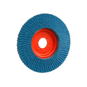 Lamelni brusni disk eisenblätter blue shark® elastic, z elastičnim krožnikom, namenjen obdelavi pločevine, brez pregrevanja in obarvanja.