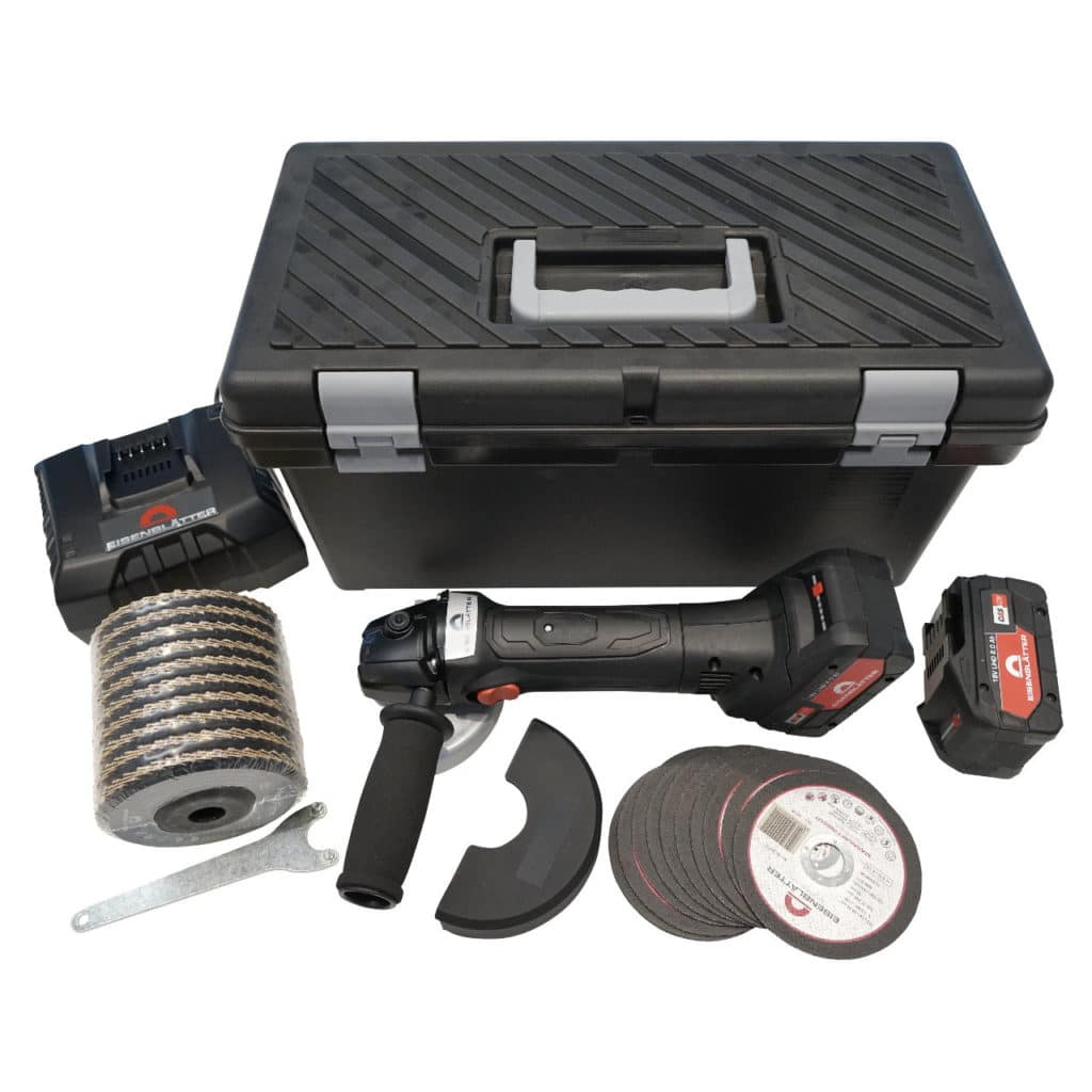 Akumulatorski kotni brusilnik Eisenblätter VARILEX® AKKU PRO HT BASIC SET - slika 2