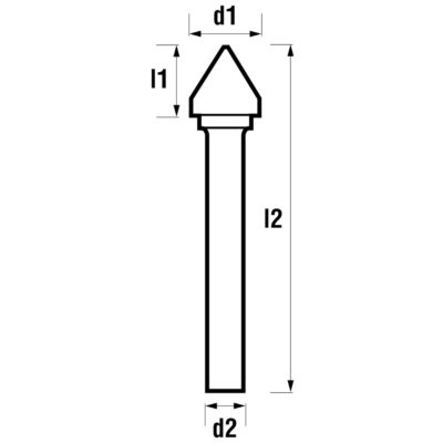 Roto rezkar GARRYSON – Oblika K (DIN 8032: KSK) - Image 2
