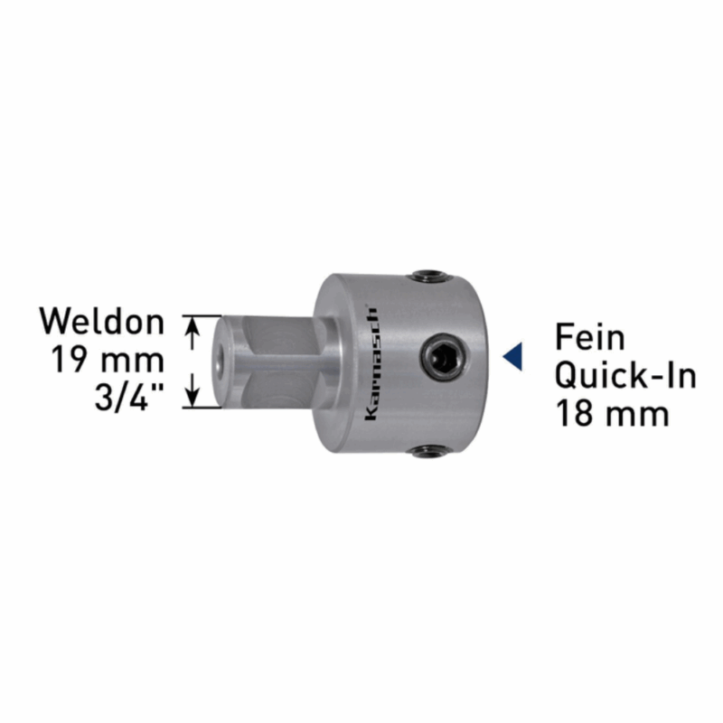 Adapter Weldon 19mm / Fein Quick-In 18mm