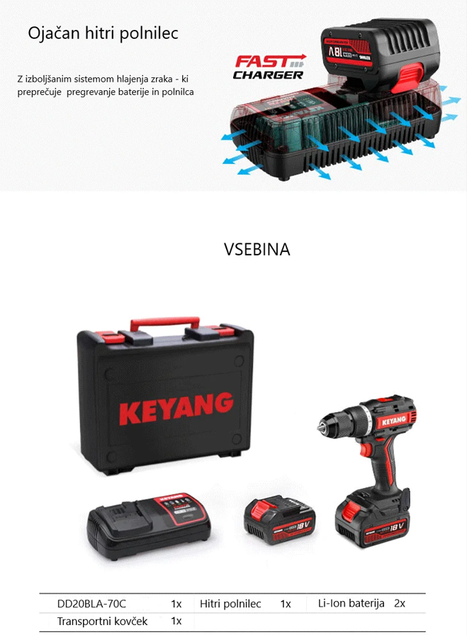 file Akumulatorski vijacnik KEYANG DD20BLA70C 18V 5.0Ah celoten opis 5