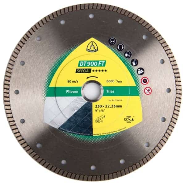 DT 900 FT Special je tanka, (1,4mm) profesionalna diamantna rezalna plošča za izredne obremenitve. Izvrstni rezultati dela. Zaprt zob s turbo ozobljenjem za izjemno čiste robove, brez lomljenja.