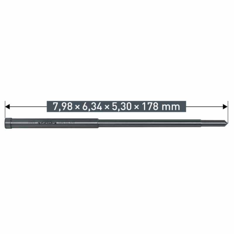 Izmetna igla 7,98 x 6,34 x 5,30 x 178mm - 2 kosa