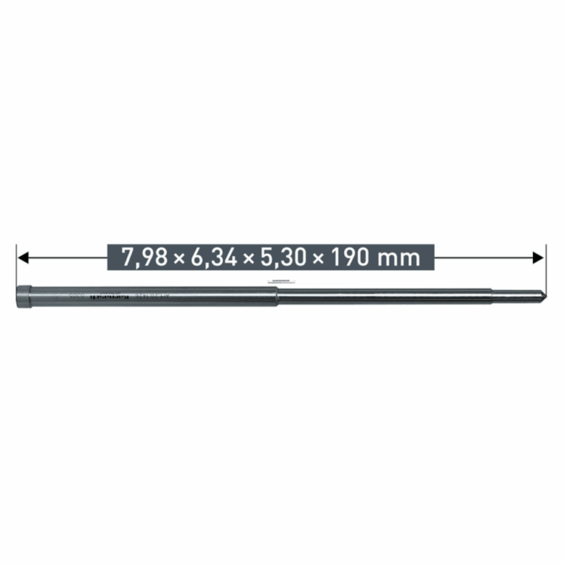 Izmetna igla 7,98 x 6,34 x 5,30 x 190mm - 2 kosa