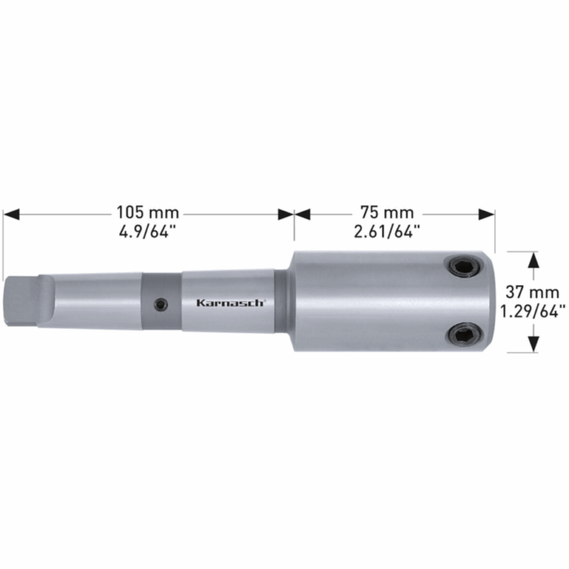 MK3 vpetje za CNC stroje, ISO 296, Tip BEK