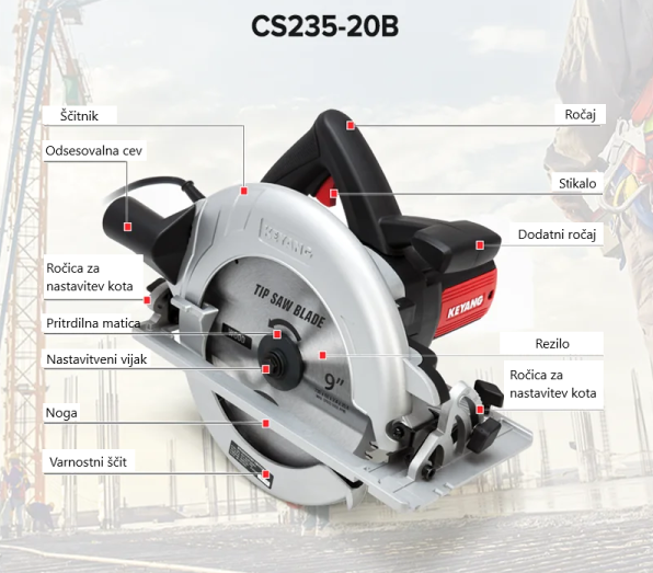 file Rocna krozna zaga Keyang CS235 20B – 235mm 2000W celoten opis 5