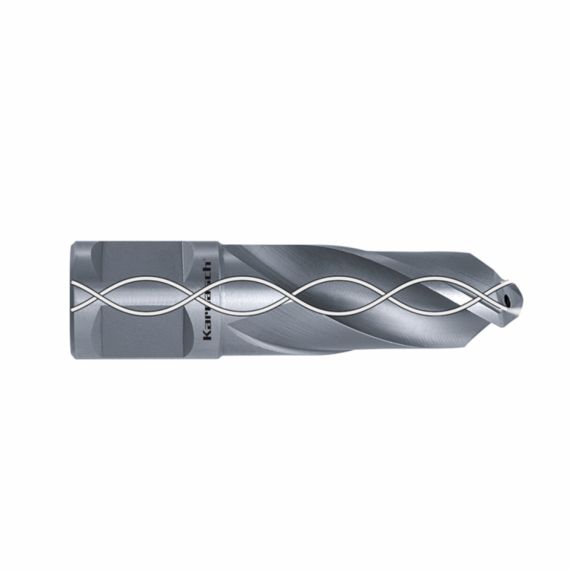 Spiralni sveder KARNASCH HSS-XE, RAIL-LINE30 – Weldon vpetje – globina reza: 30mm - slika 4