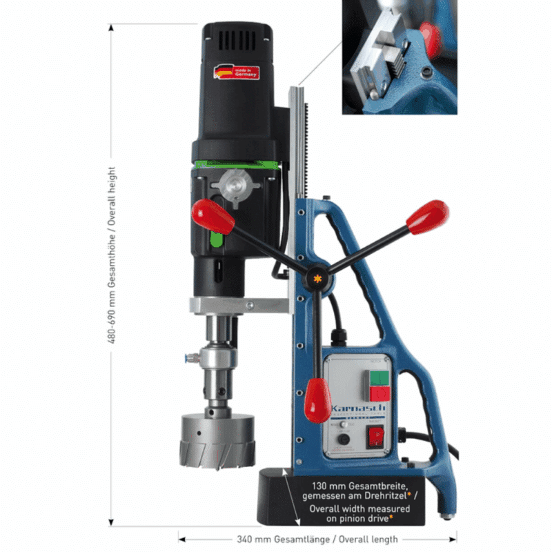 Magnetni vrtalnik KARNASCH - KA 100 BLUE-MAG - slika 2