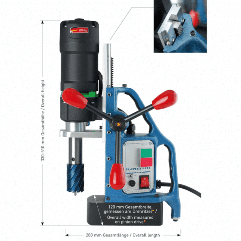 Magnetni vrtalnik KARNASCH - KA 40 - BLUE-MAG - slika 2