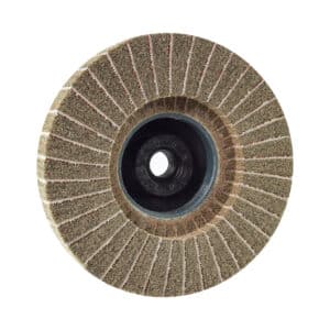 Brusni disk magnum top mix strong keramik - kombiniran disk s keramičnim zrnom (k80) in visokokomprimiranim brusnim flisom (k60), za hiter odjem in čist končni izgled obdelovancev. Opremljen z m14 navojem za lažjo in hitrejšo menjavo.