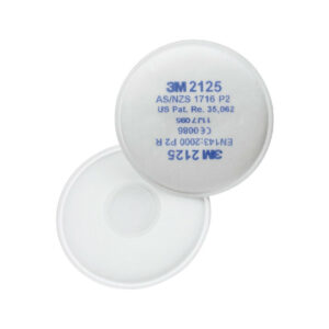 Filter 3M 2125 proti trdim in tekočim delcem - nudi nivo zaščite P2R. Primeren za 3M zaščitne maske serije 6000, 7000 in 7500.