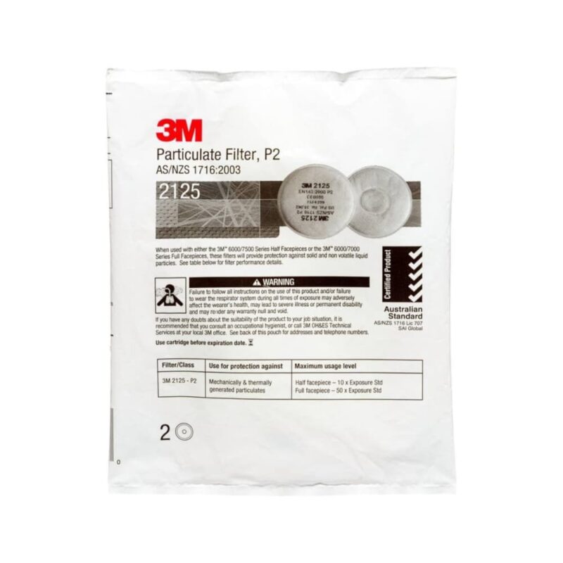 Filter 3M 2125 P2 R - proti trdim in tekočim delcem - slika 3