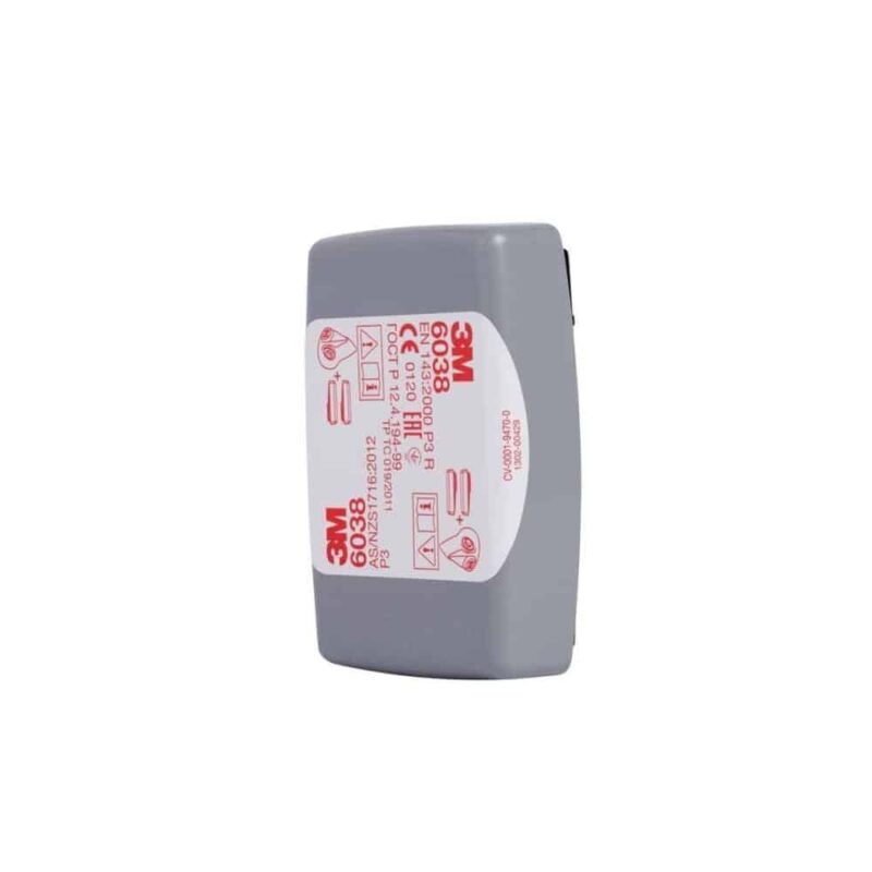 Filter 3M 6038 P3R - z aktivnim ogljem - proti organskim hlapom - slika 2