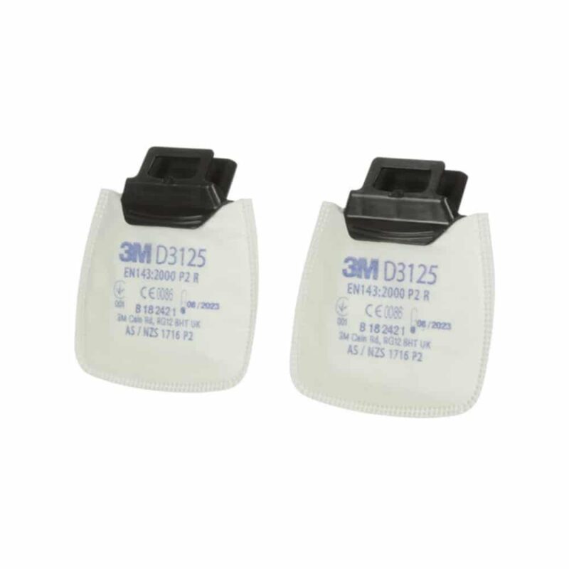 Filter 3M Secure Click D3125 P2 R – proti trdim in tekočim delcem - slika 3