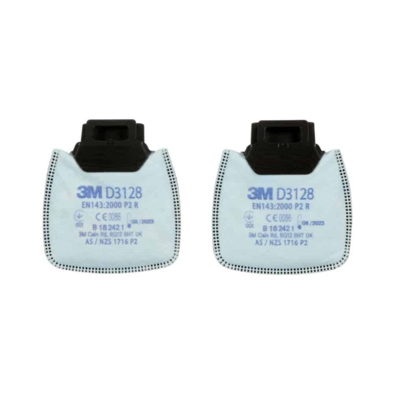Filter 3M Secure Click D3128 P2 R - z aktivnim ogljem - nudi zaščito pred organskimi in kislimi plini in hlapi ter ozonom. Enostavna pritrditev na masko s pomočjo klik sistema. Primeren za maske 3M HF-800 in HF-800SD.