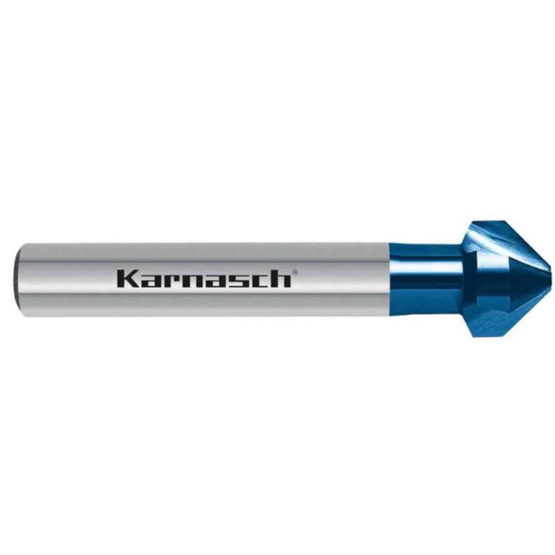 Konusno grezilo Karnasch HSS-XE + BLUE-TEC – DIN 335, Oblika C 82°, 3-ploskovno vpetje - slika 2