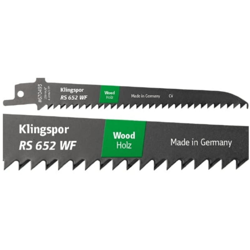 List sabljaste žage Klingspor RS 652 WF Supra – krom vanadij (5 kosov) - slika 2