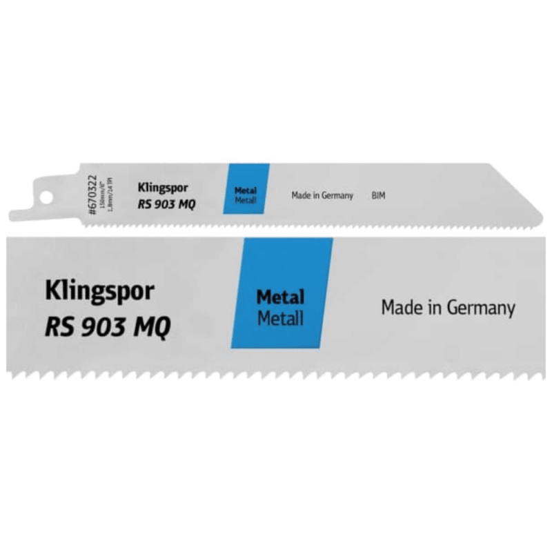 List sabljaste žage Klingspor RS 903 MQ Special – Bi-Metal (5 kosov) - slika 2