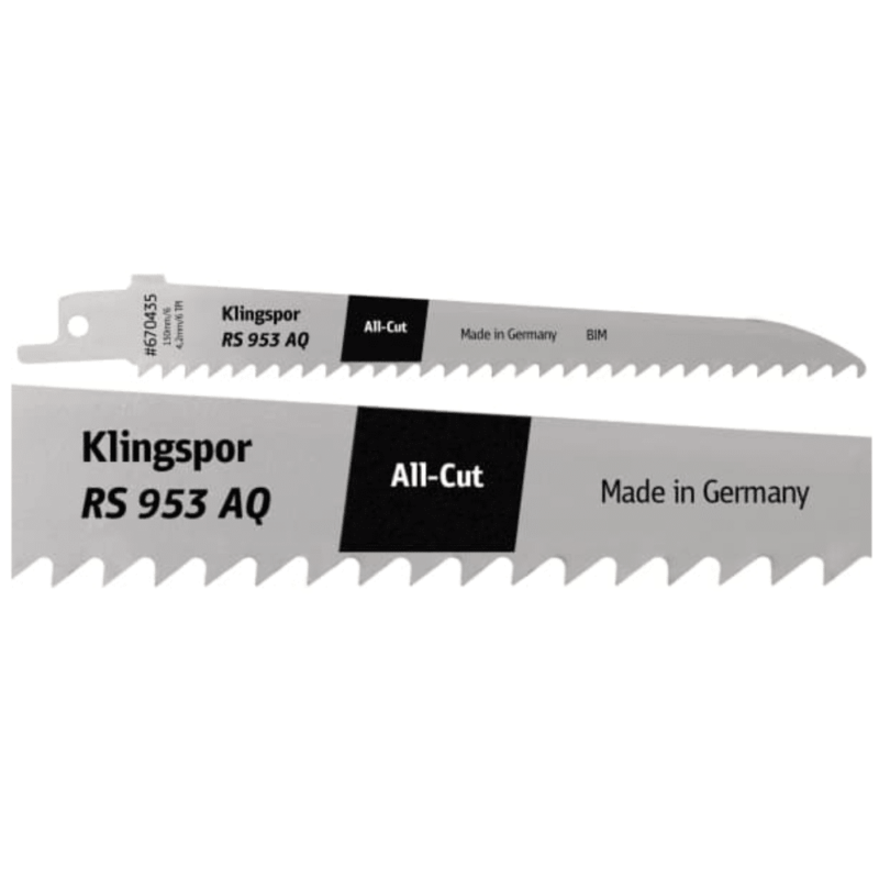 List sabljaste žage Klingspor RS 953 AQ Special – Bi-Metal - slika 2