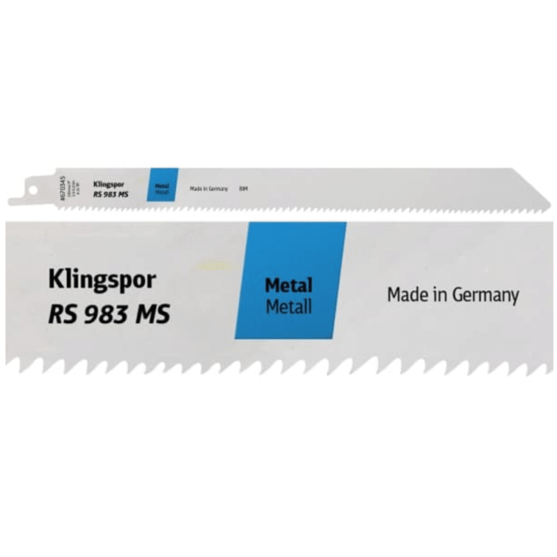 List sabljaste žage Klingspor RS 983 MS Special – Bi-Metal (5 kosov) - slika 2