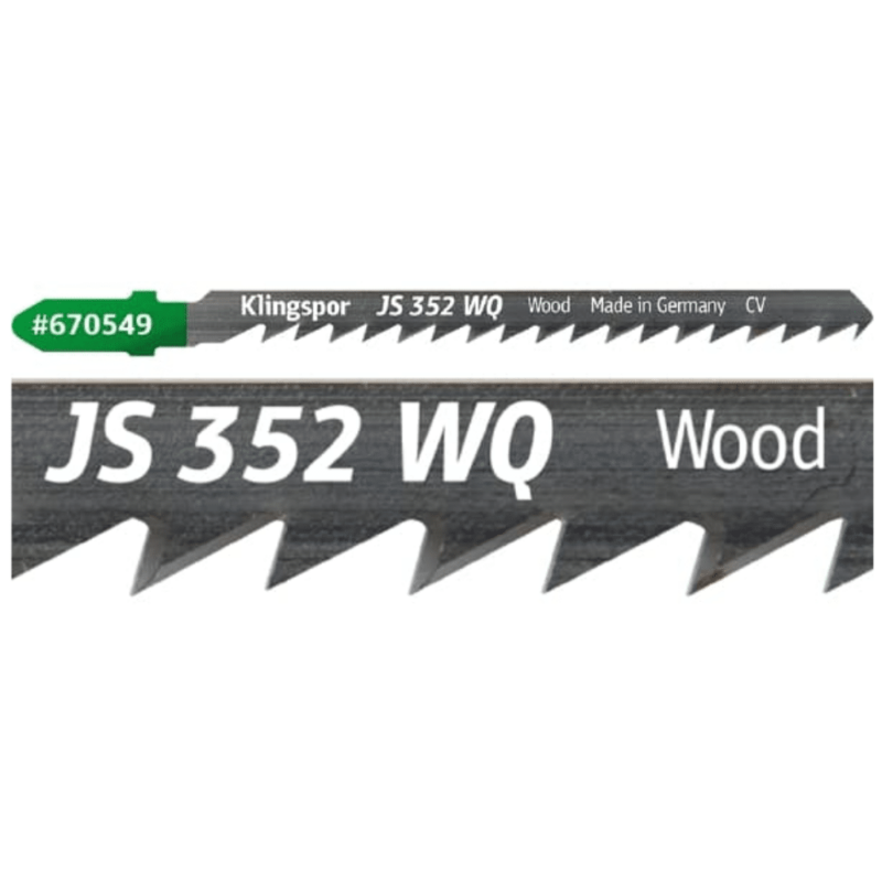 List vbodne žage Klingspor JS 352 WQ Extra – krom vanadij (5 kosov) - slika 2