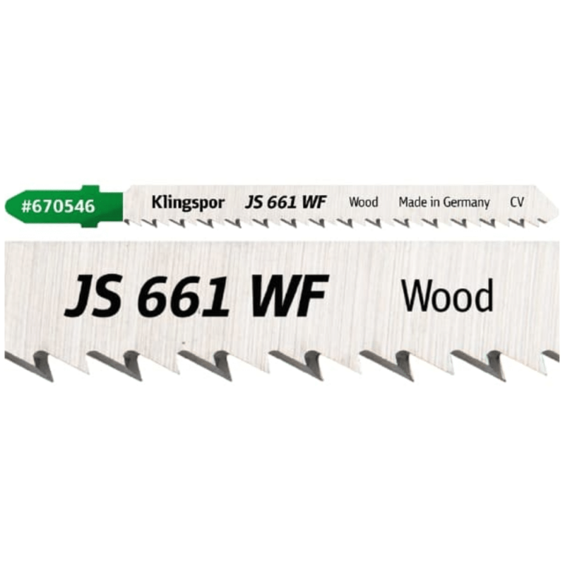 List vbodne žage Klingspor JS 661 WF Supra – krom vanadij (5 kosov) - slika 2