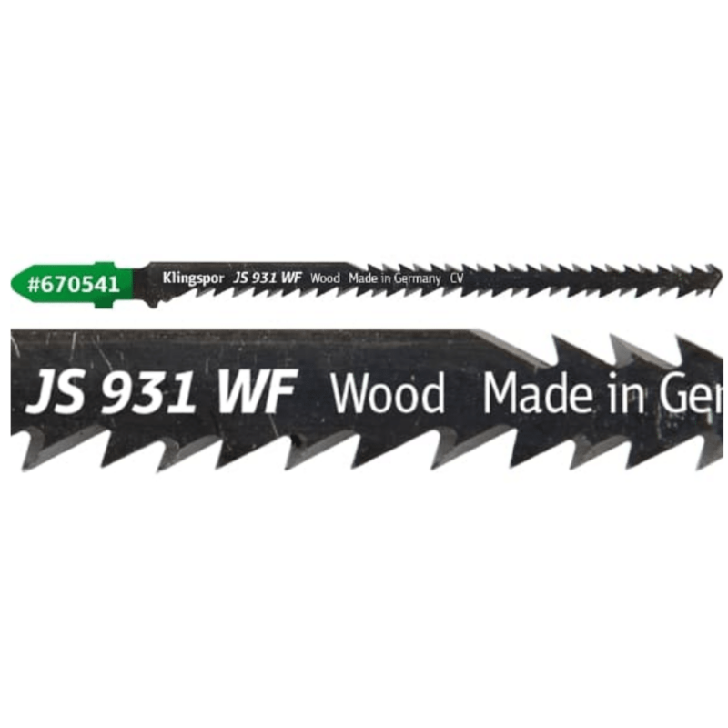 List vbodne žage Klingspor JS 931 WF Special – krom vanadij (5 kosov) - slika 2