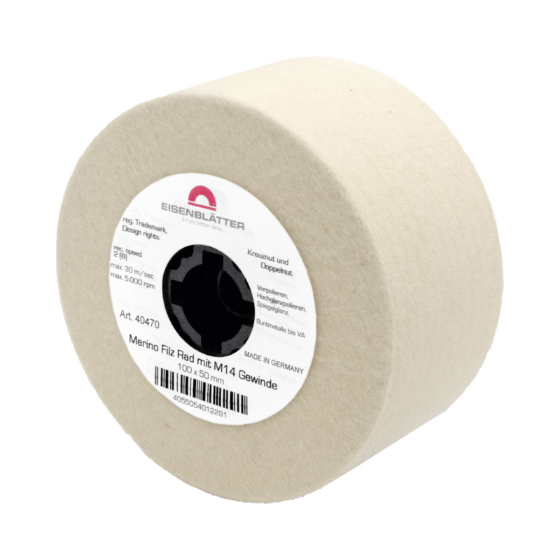 Polirni kolut Eisenblätter MERINO, 100 x 50mm - M14 - slika 2