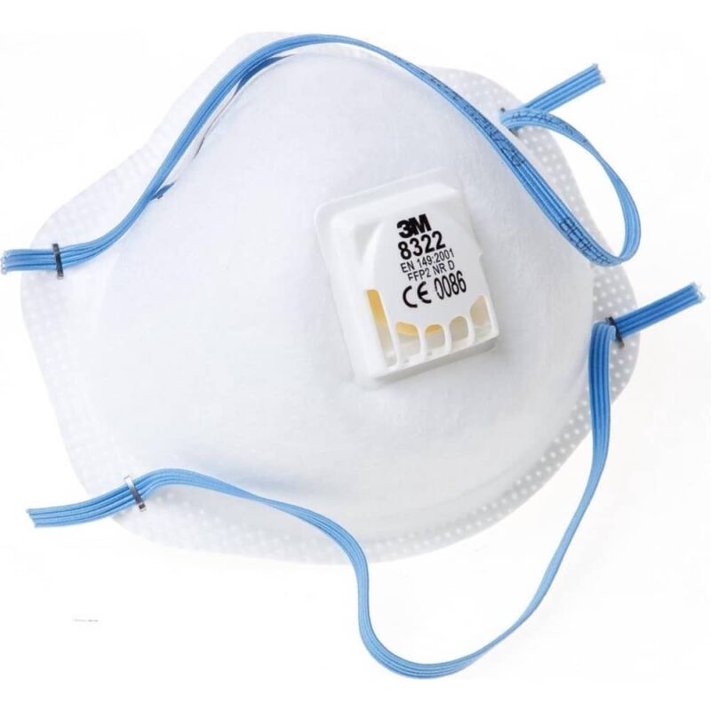 Respirator 3M 8322 FFP2 - z izdihovalnim ventilom - slika 2