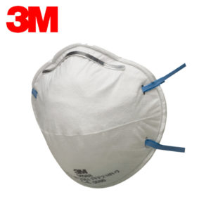 Respirator 3m 8810e ffp2, za zaščito pred trdnimi in tekočimi telci, finim prahom ter azbestom.