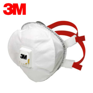 Respirator 3M 8835 FFP3 - z izdihovalnim ventilom, za zaščito predi finim prehom ter trdimi in tekočimi delci.