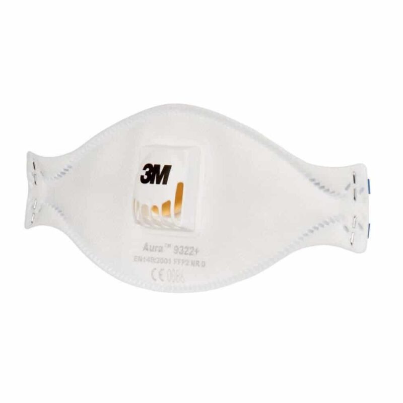 Respirator 3M 9322+ Aura Komfort FFP2 - z izdihovalnim ventilom - slika 2