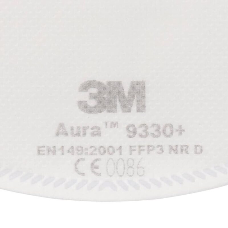 Respirator 3M 9330+ Aura Komfort FFP3 - slika 4