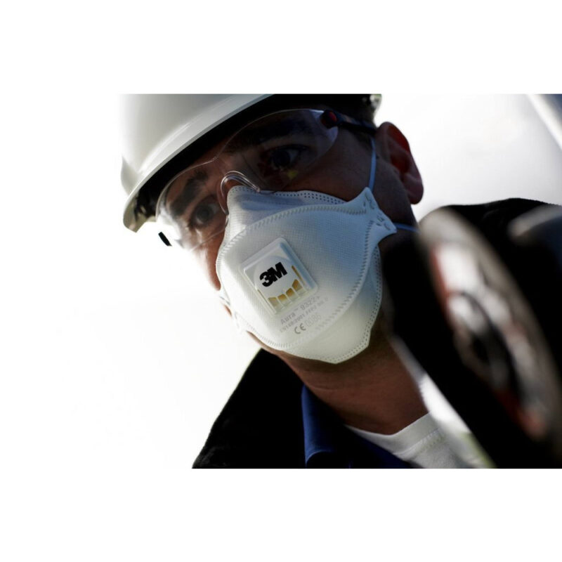 Respirator 3M 9332+ Aura Komfort FFP3 - z izdihovalnim ventilom - slika 4