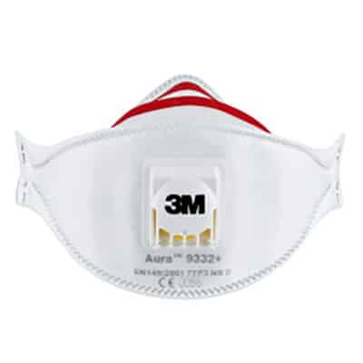 file misk respirator 3m 9332aura ffp3 5