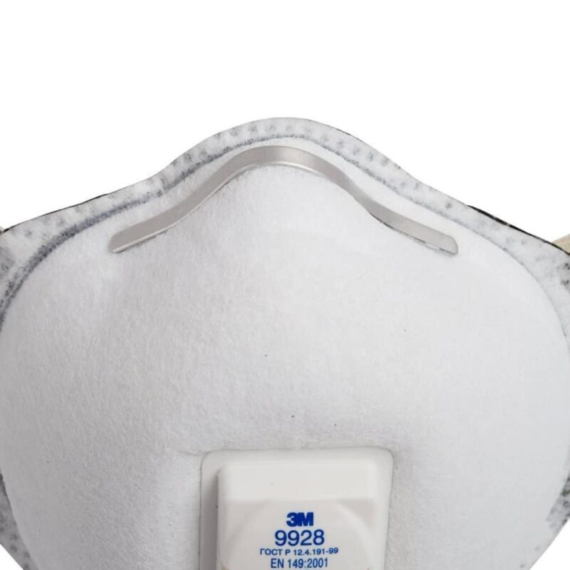 Respirator 3M 9928 FFP2 R D - z izdihovalnim ventilom - zaščita pred ozonom - slika 3