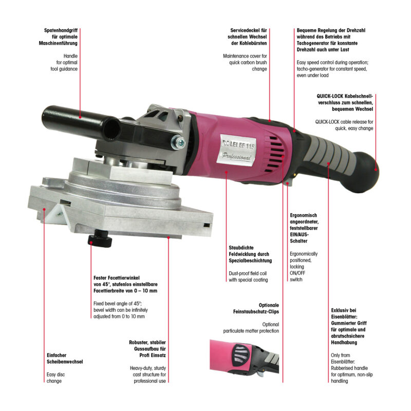 Ročni fasetirnik ROLEI EF 115 - slika 4