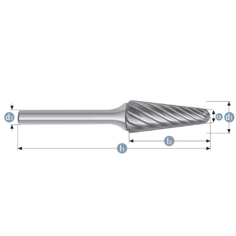 Roto rezkar Garryson INOX CUT – Oblika KEL - slika 2
