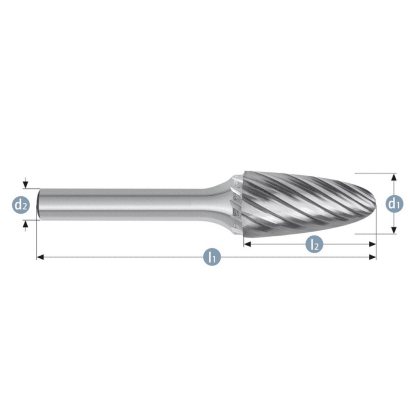 Roto rezkar Garryson INOX CUT – Oblika RBF - slika 2