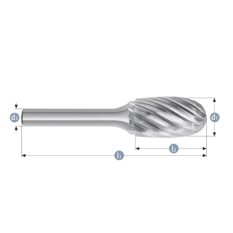 Roto rezkar Garryson INOX CUT – Oblika TRE - slika 2