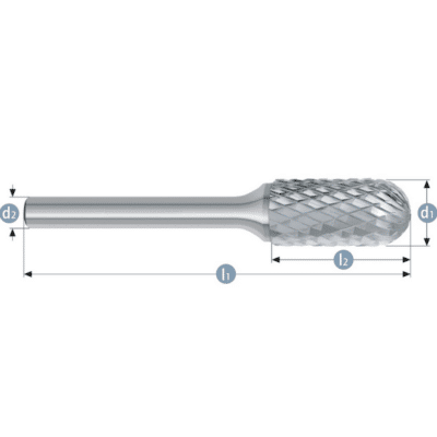 Roto rezkar Garryson STEEL CUT – Oblika WRC – grob, dvojni nasek - Image 2
