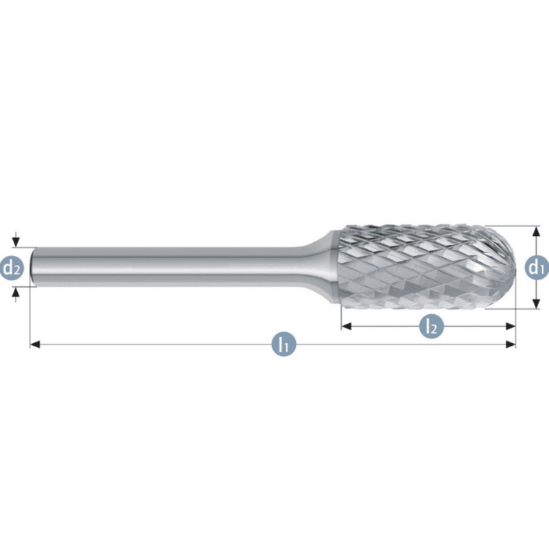 Roto rezkar Garryson STEEL CUT – Oblika WRC – grob, dvojni nasek - slika 2