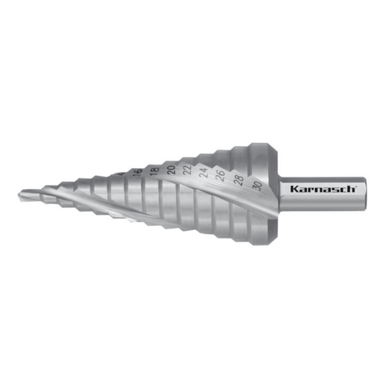 Stopničasti sveder KARNASCH HSS-XE (4 – 30mm) – 3 rezila - slika 2