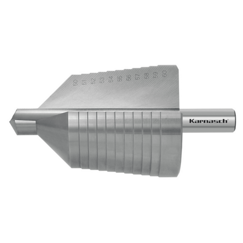 Stopničasti sveder HSS-XE KARNASCH (50 – 60mm) – 2 rezili - slika 2