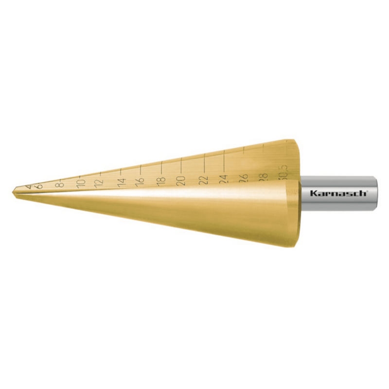 Sveder za luščenje HSS-XE TIN-GOLD – 2 rezili (4 – 30,5mm) - slika 2