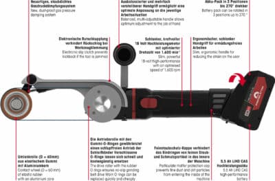 file misk tracni akumulatorski brusilnik eisenblaetter rohr max akku ht 6