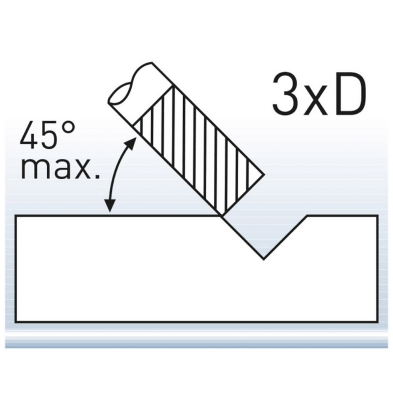 Visokozmogljiv VHM sveder za aluminij KARNASCH - 180°, z notranjim hlajenjem - slika 6