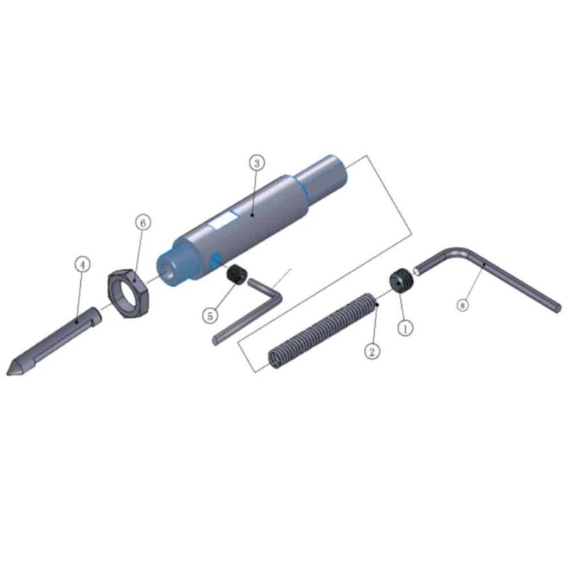 Vpetje MINI-CUT za kronske žage (21-25mm) – šestkotno – 12,7mm (1/2″) - slika 3