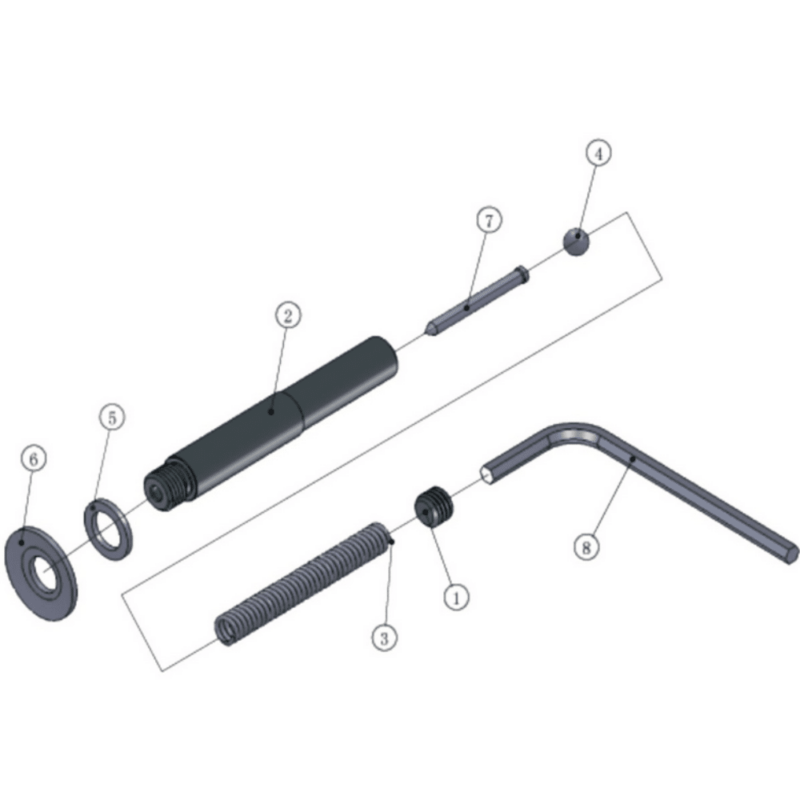 Vpetje MINI-CUT za kronske žage (6-20mm) - šestkotno - 9,5mm (3/8") - slika 2